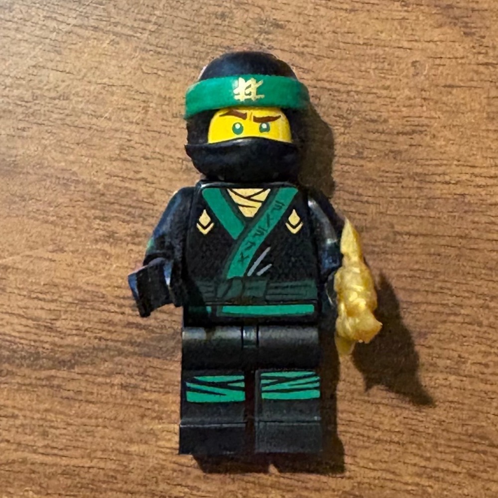 LEGO Ninjago Movie Lloyd Minifigure njo312 Green Ninja Black Gi 2017 Figure